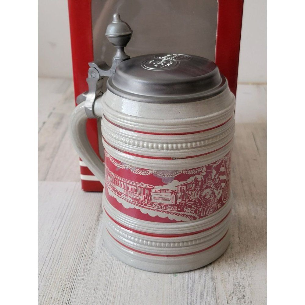 Rastal LehMann LGB 1986‎ beer stein cup pewter collectible train drinkware
